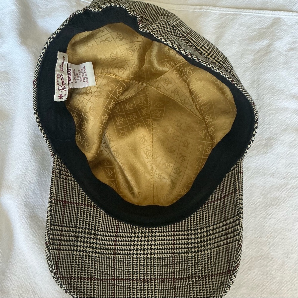 Original Penguin 100% wool Plaid Hat - Picture 3 of 8